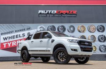 FORD RANGER GD02 MATTE BLACK MACHINED FACE